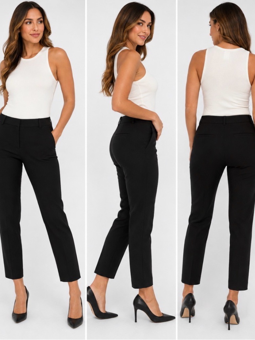 White House Black Market Slim Ankle Pants – Size 2 – Black